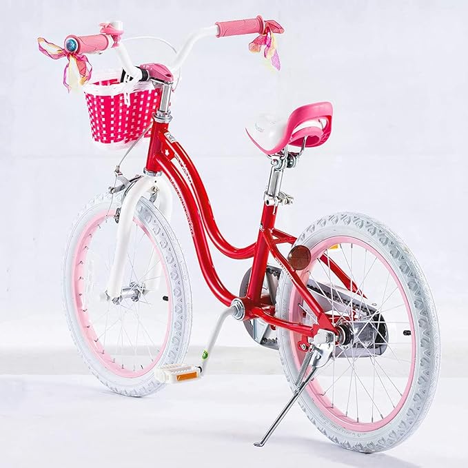 RoyalBaby Girls Bike Classic & EZ Kids Bike, Balance and Pedal Bicycle, 12 14 16 18 20 Inch Toddlers to Big Kids 3-10 Years