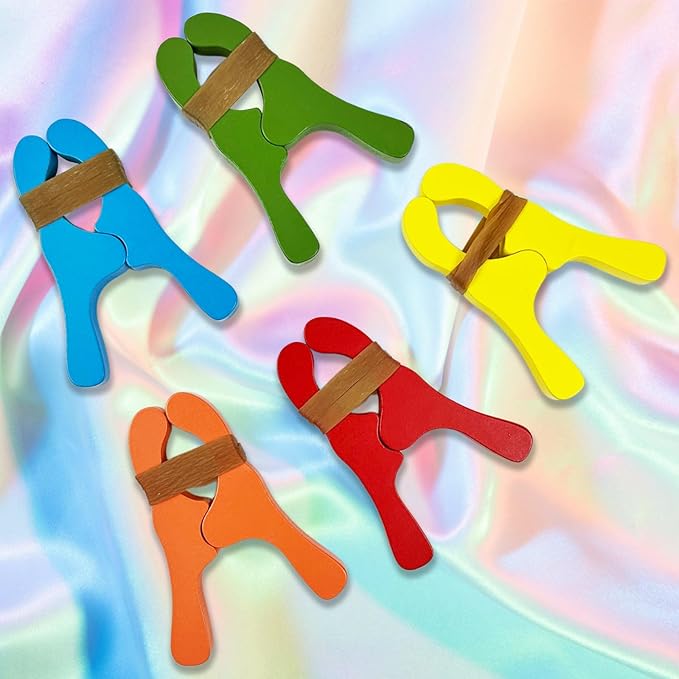 10 PCS Colorful Wooden Play Clips Set - Montessori & Waldorf Fort Building Kit for Children with Handmade Giant Clips. Perfect for Kindergarten, Home, School & Playgrounds