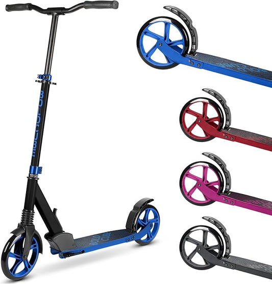 Big 2 Wheeler | Scooter for Kids & Teens Ages 7+ Years | Play & Commute | Front Suspension Fit with 200MM Wheels | Height Adjustable 86 to 111 cm