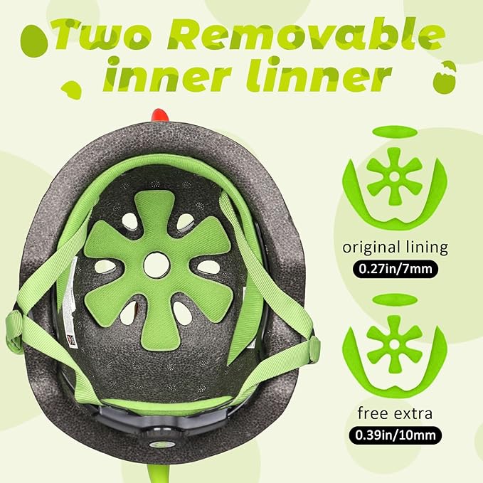 Toddler Kids Bike Helmet, Adjustable and Multi-Sport, 3 Sizes for Ages 1-2-3-5-8-14 Years Child Infant Boys Girls