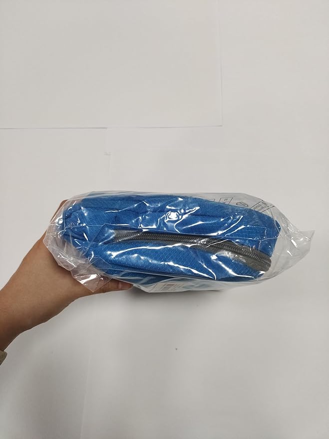 ZOMAKE Lightweight Packable Backpack 35L, Light Foldable Backpacks Water Resistant Collapsible Hiking Bag, Compact Folding Day Pack for Travel Camping(Light Blue)