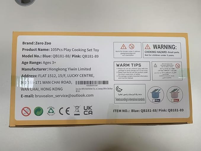 105Pcs Kids Kitchen Toy Accessories, Toddler Pretend BBQ Camping Cooking Playset, Play Pots, Pans, Utensils Cookware Toys, Play Food Set, Vegetables, Learning Gift for Girls Boys