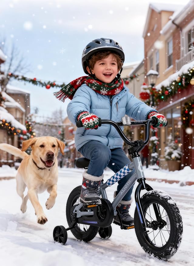 12 14 16 20 Inch Kids Bike BMX Style Bicycle with Training Wheels for 2-14 Years Old Toddlers Boys Girls Coaster Brake Multiple Colors