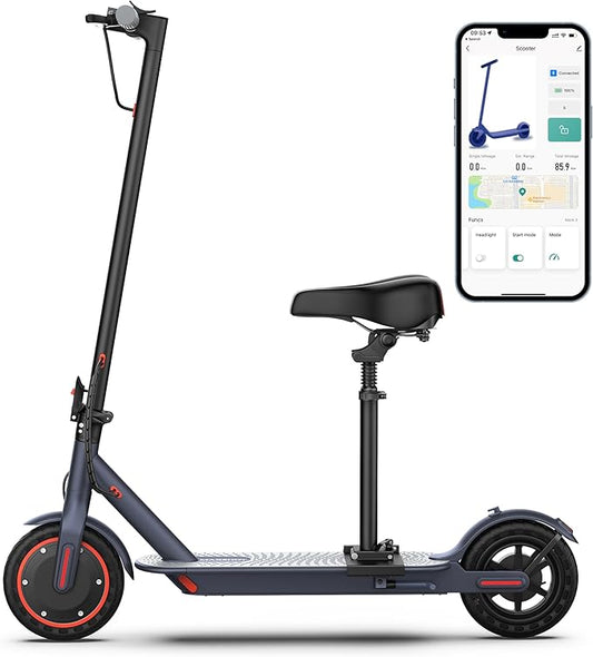Electric Scooter for Adults, 8.5/10/14" Tires, 19/22Mph, 350W/500W Motor, 21-28 Miles Range, Folding E-Scooter with Dual Suspension,APP(V1/SPRO/MAX/PRO/X1/X1PRO)