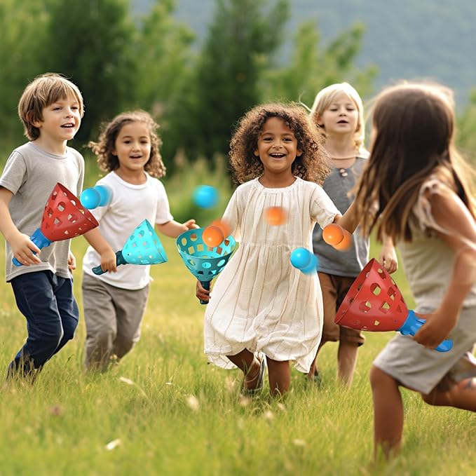 Bennol Outdoor Game Toys for Kids Boys with 20 Balls, Pop Pass Catch Ball Game Outside Toys Gifts for 3 4 5 6 7 8+ Year Old Teens, Outside Outdoor Play Gifts for Kids Boys Ages 3-5 4-8