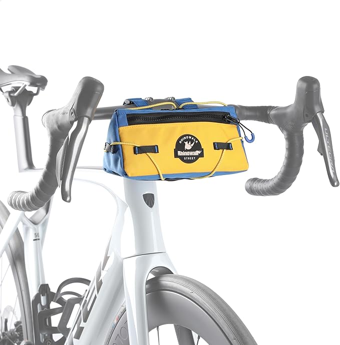 Rhinowalk Bike Handlebar Bag Bicycle Front Bag Storage Small Pouch with Shoulder Strap for Urban Cycling