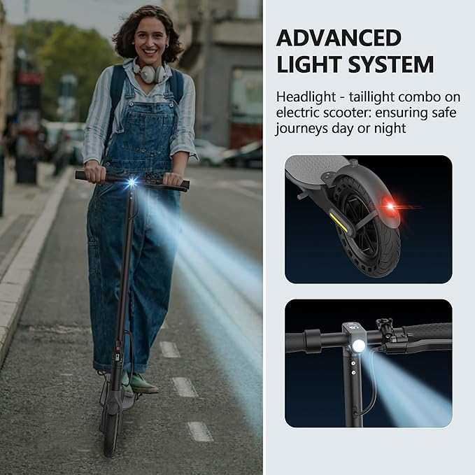 Electric Scooter for Adults, 8.5/10/14" Tires, 19/22Mph, 350W/500W Motor, 21-28 Miles Range, Folding E-Scooter with Dual Suspension,APP(V1/SPRO/MAX/PRO/X1/X1PRO)