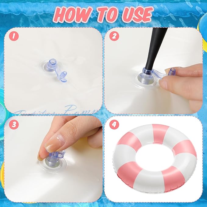 2 PCS Inflatable Pool Floats for Swimming Pool Party Lake Beach Adults - Floaties Pool Tubes Swim Rings Tubes Floaties for Beach Pool Party Decorations