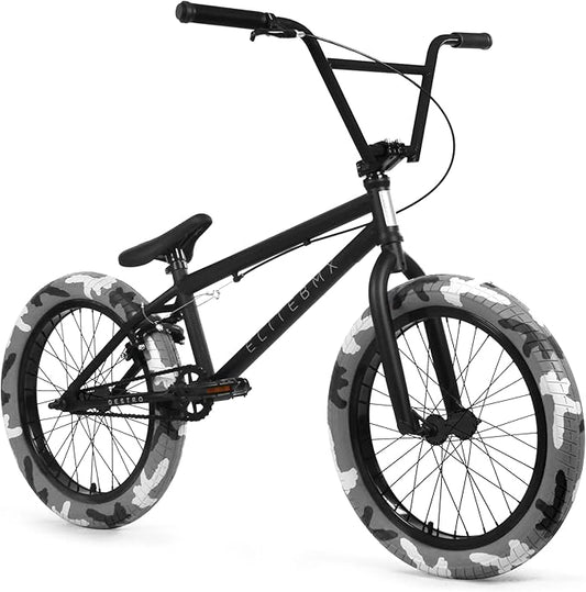 Elite BMX Bicycle 18", 20" & 26" Model Freestyle Bike - 3 Piece Crank