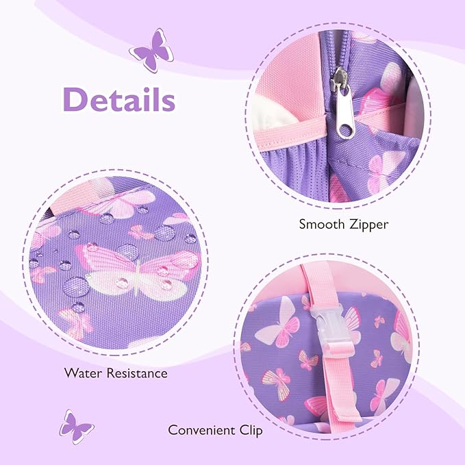 mommore Kids Backpack for Boys Girls Preschool Kindergarten Backpacks Lightweight Elementary School Bookbag with Lunch Box