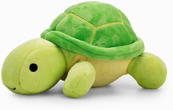 Flourish Pets 3 in 1 Multi-Layer Chew Toy for Active Dogs | Non-Toxic BPA Free Double Stitched Soft Fabric Exterior Dog Toys | Long-Lasting Dog Plush Toys - Large Turtle 9.5"
