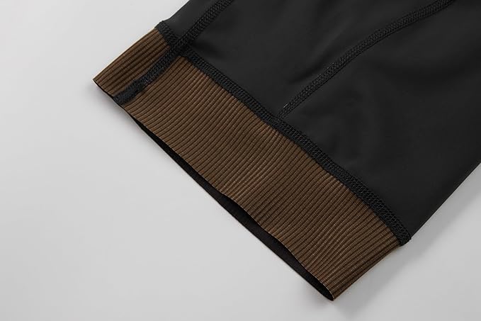 Men's Cycling Jersey Set Cycling Kit Bicycle Jersey Rear Zipper Pocket Bike Bib Shorts with Pockets Race Fit High Density Pad