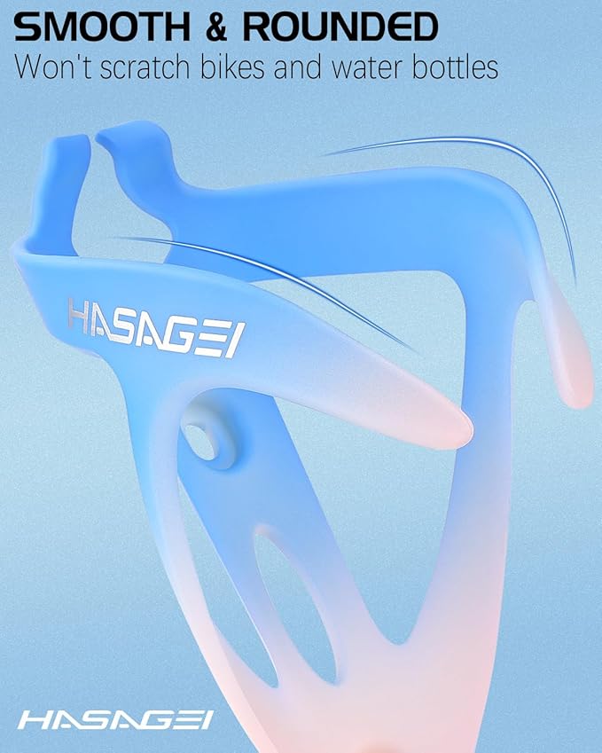 Bike Water Bottle Holder, Durable Non-Slip Lightweight Universal Bicycle Bottle Cage for Mountain/Road Cycling Accessories