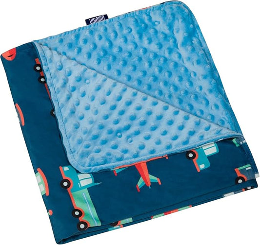 Wildkin Plush Baby Blanket – Soft & Cozy Comfort, Ideal for Toddlers, Travel & Daycare - Transportation