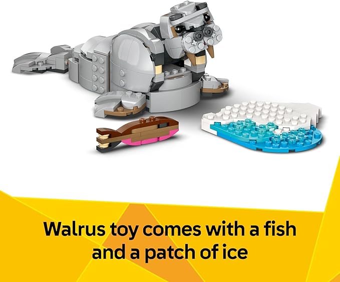 LEGO Creator 3 in 1 Wild Animals: Majestic Rhino with Birds Building Toys for Kids - Safari Pretend Play Toys for Girls & Boys, Ages 9+ - Gift for Christmas - 31171