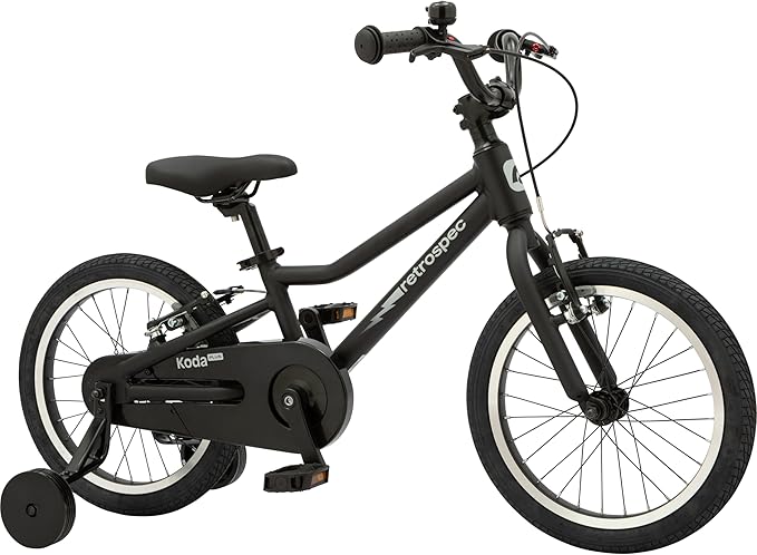 Retrospec Koda Plus Kids Bike for Boys & Girls Ages 4-6 Years - 16" Children's Bicycle, Adjustable Seat & Handlebars