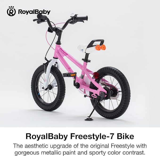 RoyalBaby Kids Bike EZ Balance to Pedal Dual Handbrake Toddlers Boys Girls Bicycle 12-20 Inch for Age 3-10 Years