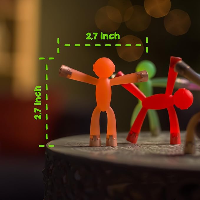 Boxgear Magnet Men – 10-Piece Magnetic Travel Toys: Magnetic Kids Toys, Road Trip Toys for 1-3 | Easter Basket Stuffers for Kids