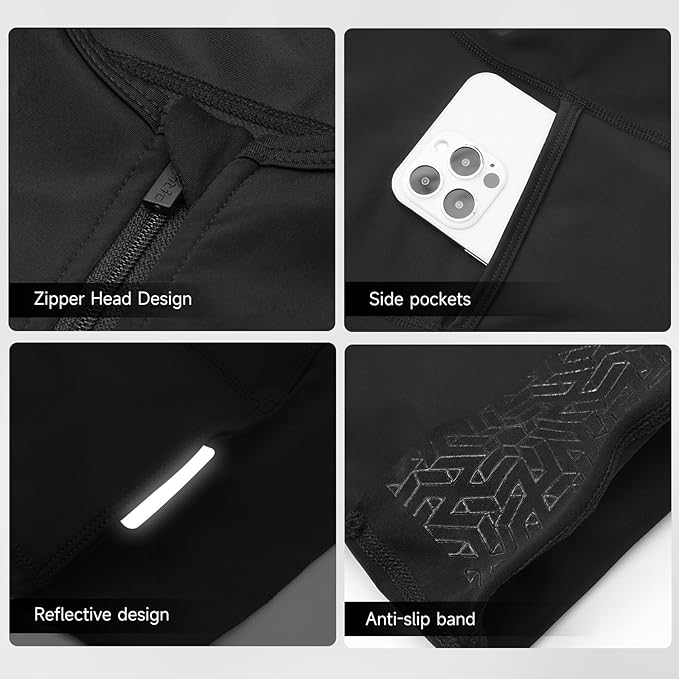 Santic Men's Triathlon Suit Sleeveless Skinsuit Padded Quick-Dry Swim Bike Run with Pockets