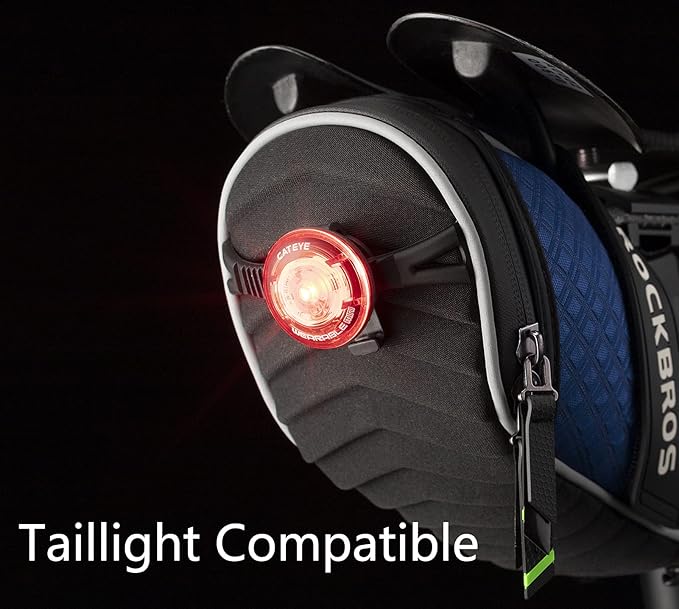 ROCKBROS Bike Saddle Bag Bicycle Seat Bag 3D Shell Saddle Bag Under Seat Cycling Seat Pack for Mountain Road Bike Bicycle Blue