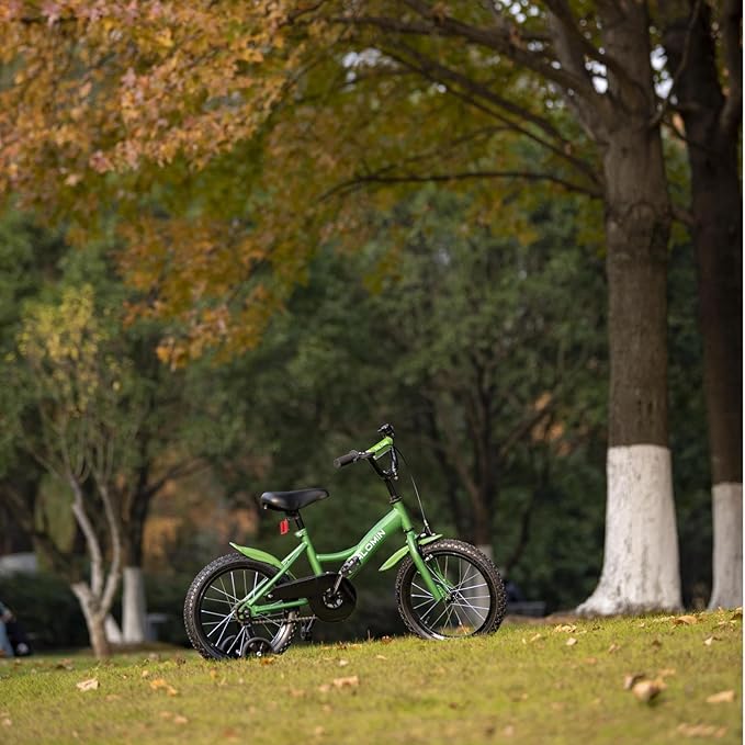 14/16/18 Inch Children’s Bike for Toddlers Kids Ages 3-9, Safe Non-Slip Tires, Removable Training Wheels, Coaster Brake, Easy Assembly, Perfect for Boys and Girls, Multiple Color