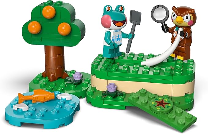 LEGO Animal Crossing Blathers’s Museum Collection Building Toy - Pretend Play Set W/2 Toy Minifigures for Girls & Boys, Ages 7+ - Building Blocks for Kids - Gift Idea for Birthdays & Gamers - 77056