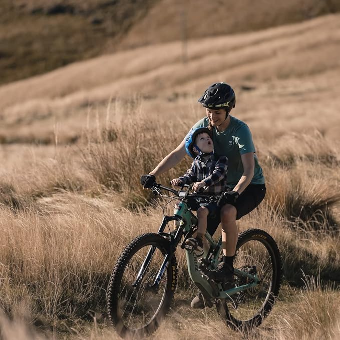 Kids Ride Shotgun - Child Bike Seat & Handlebar Combos - Front Mounted, for Children Aged 2~5 Years, Fits Most Adult Modern Mountain Bikes, Adjustable for Comfort