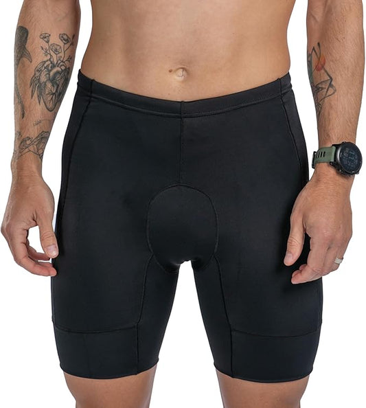 Zoot Men’s Core 7-Inch Tri Shorts, Quick Dry Performance Triathlon Shorts with Cycling Chamois Pad, Pockets & UPF 50+ Fabric