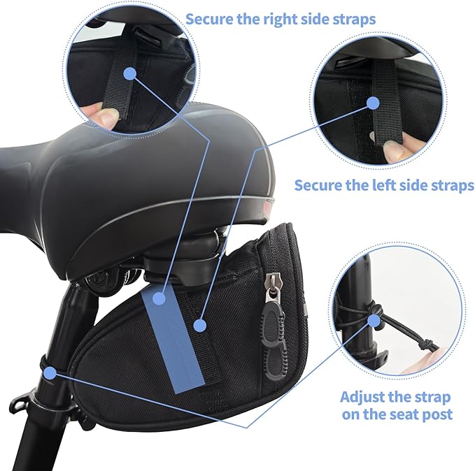 Bike Repair Tool Kit – 21 PCS Bicycle Tool Set with Hex Wrenches, Tire Levers, Patch Kit, Gloves & Portable Saddle Bag – Complete Road & Mountain Bike Repair Kit