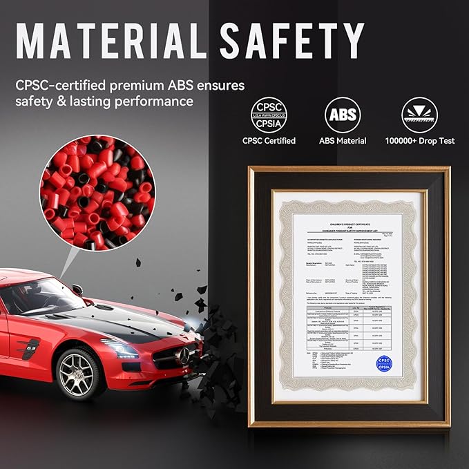 Remote Control Car Officially Licensed Mercedes-Benz AMG GT 1:14 RC Race Car for Boys Girls Birthday Gift (red)