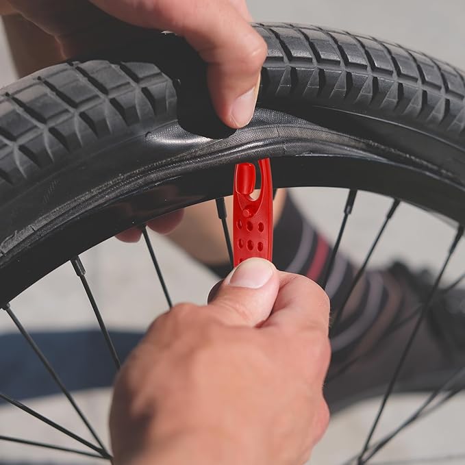 HARFINGTON Bicycle Tire Levers Ultra-Strong & Lightweight POM Tire Removal Tool Non-Slip Grip for Road Mountain Gravel Bikes