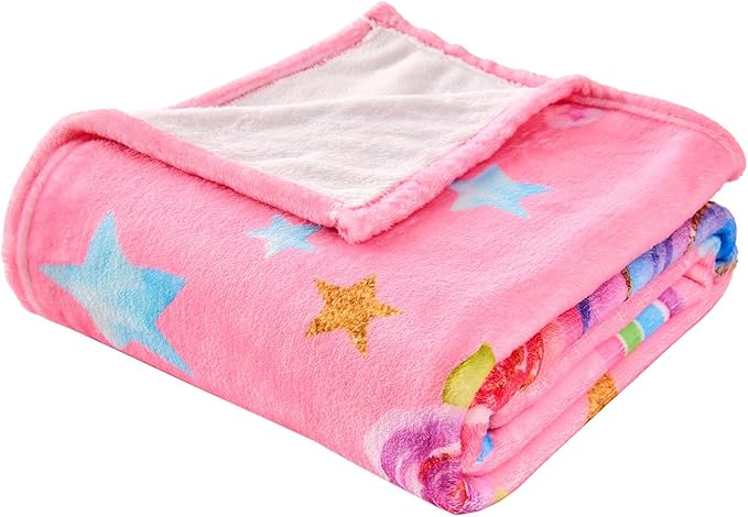 Wajade Unicorn Gifts for Boys Girls - Unicorn Blanket Birthday Christmas Decor for Kids Age 3 4 5 6 7 8 9 10 11 12 Years Old Teens Child Toddler Throw Light Grey 60"x80"