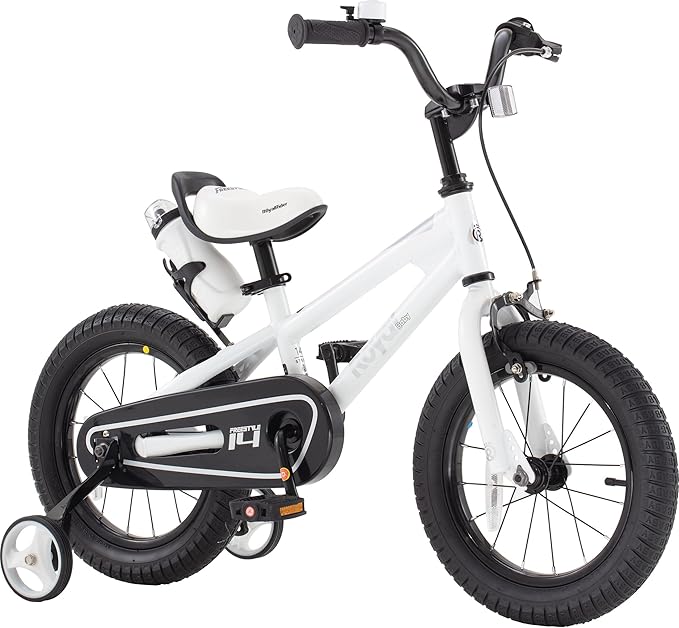 RoyalBaby Kids Bike EZ Freestyle Training Free Balance to Pedal Easy Learning Bicycle, 12-18 Inch for Toddlers to Big Kids