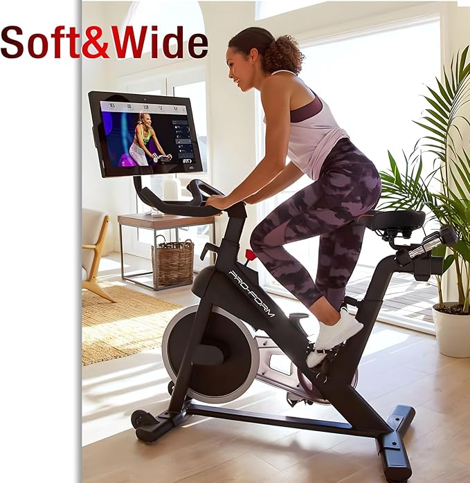 Haoqi Bike Seat Cushion for Men & Women Oversized Bike Saddle Compatible with City, Electric, Stationary, Peloton, MTB, Racing Bikes, Wide Winged, Padded, Waterproof, Shock Absorbing, Universal