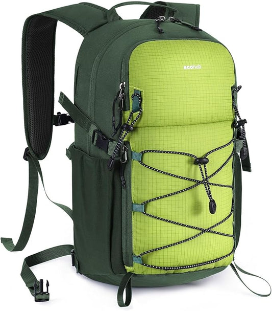 ECOHUB Small Hiking Backpack for Men Women, 20L Lightweight Travel Backpacks Water Resistant Camping Cycling Hiking Daypack
