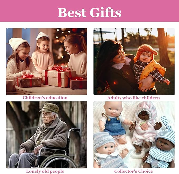 18.9 in Full Silicone Reborn Baby Dolls, 1:1 Lifelike Newborn Dolls Non Vinyl Realistic Reborn Toddler Dolls Boy Washable Sleeping Doll