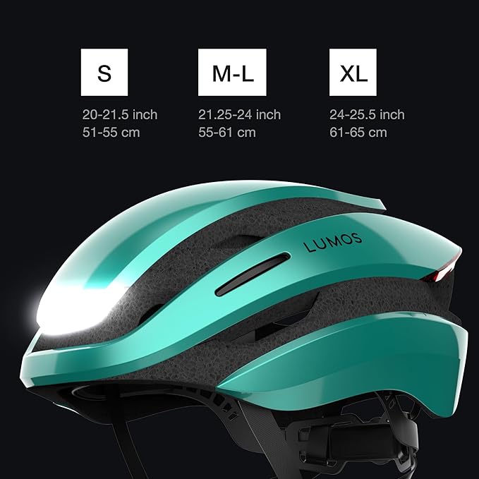 Lumos Ultra Smart Bike Helmet | Customizable Front and Back LED Lights with Turn Signals | Road Bicycle Helmets for Adults: Men, Women