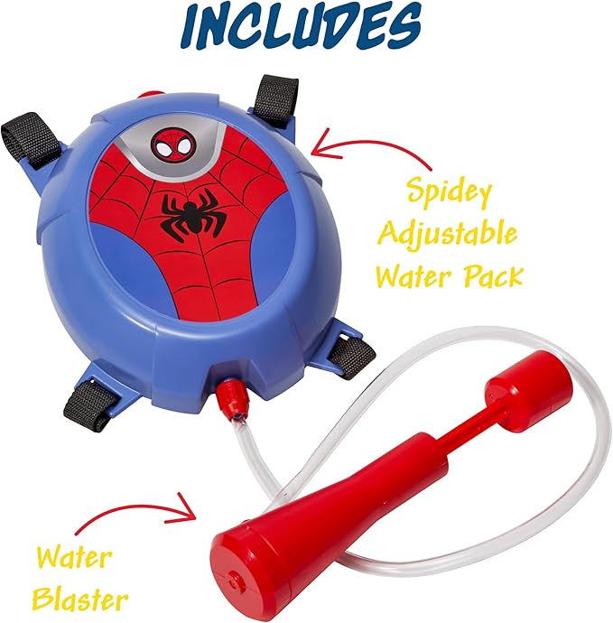 Spiderman Water Backpack Water Toy, Outdoor Water Blaster for Kids