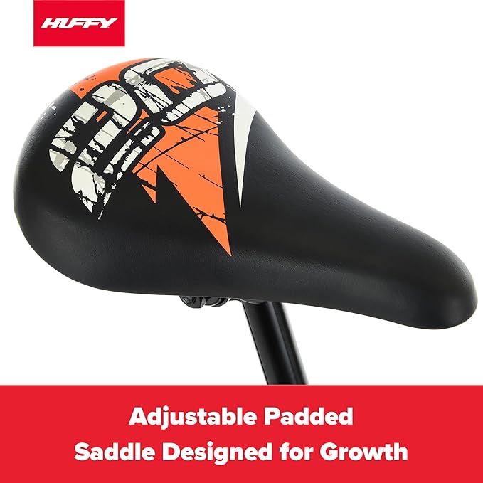 Huffy Upshot 12/16/20 Inch Boys' Bike for Kids, Ages 3+ Years Old, Multiple Color Options, Removable Training Wheels (12" and 16" Only), BMX Design, Designed for Growth, Durable, Easy Assembly