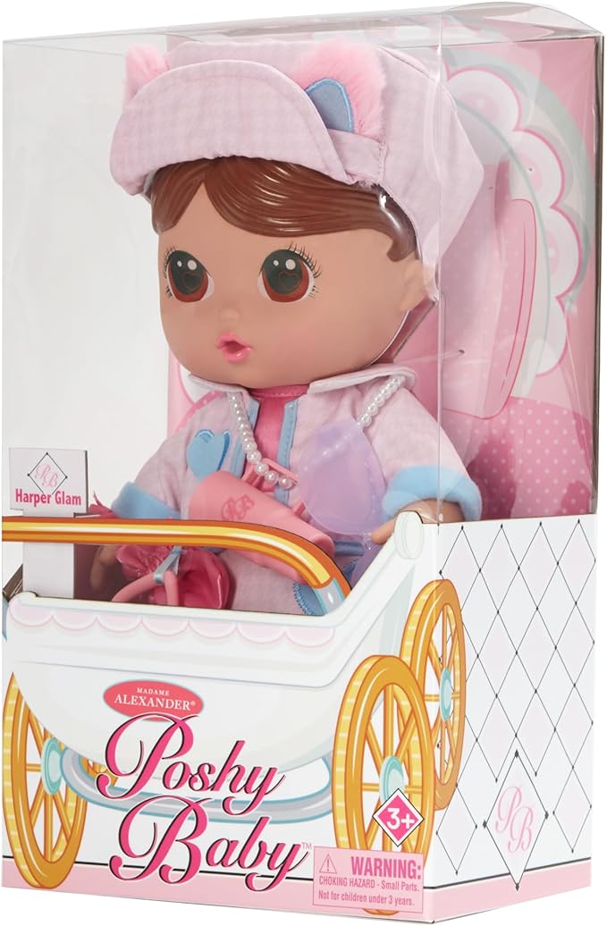 Madame Alexander 12-inch Poshy Baby™ Fashion Doll, Harper Glam