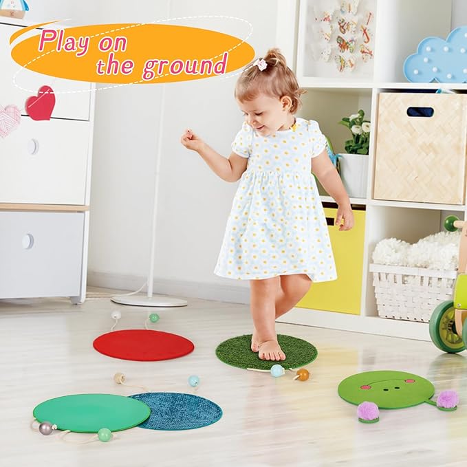 Sensory Wall Panel for Kids, Sensory Toys for Wall ＆ Floor, Sensory Mats for Autistic Children and Toddlers, Wall Busy Board Sensory Room Must Haves (Caterpillar)