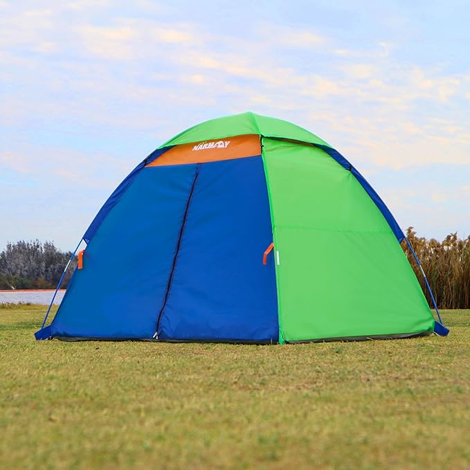 NARMAY® Play Tent Summer Camping Dome Tent for Kids Indoor/Outdoor Fun - 60 x 60 x 44 inch