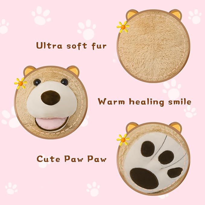 MaoGoLan Giant Teddy Bear Plush,39 inches Big Teddy Bear Stuffed Animal,Adorable Smiling Large Bear,Express Your Love Gift for Kids,Girlfriend,Baby Shower,Valentines Day,Christmas,Long Distance