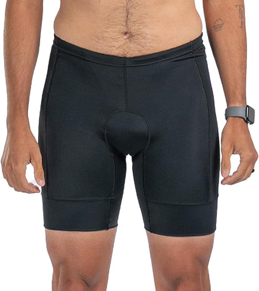 Zoot Men’s Core 7-Inch Tri Shorts, Quick Dry Performance Triathlon Shorts with Cycling Chamois Pad, Pockets & UPF 50+ Fabric