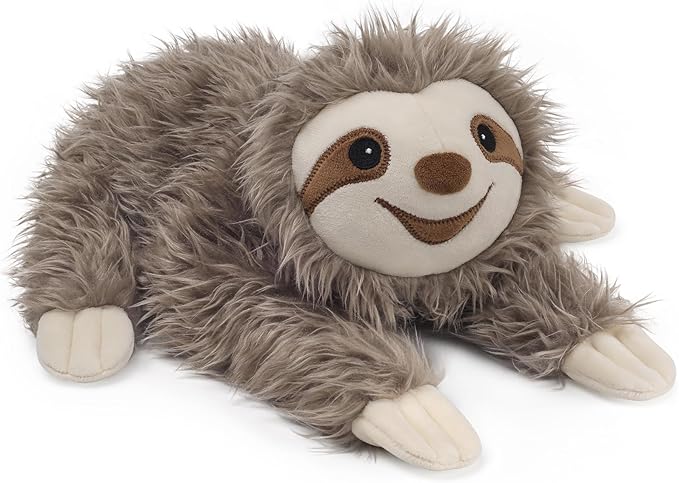 Sloth Stuffed Animals, Microwavable Stuffed Animal Adorable Fluffy Sloth Plush for Warmth & Comfort, Heatable & Coolable Lavender Scent Toy, Cute Soft Plushie Gifts for Kids Adult & Children Boy Girls