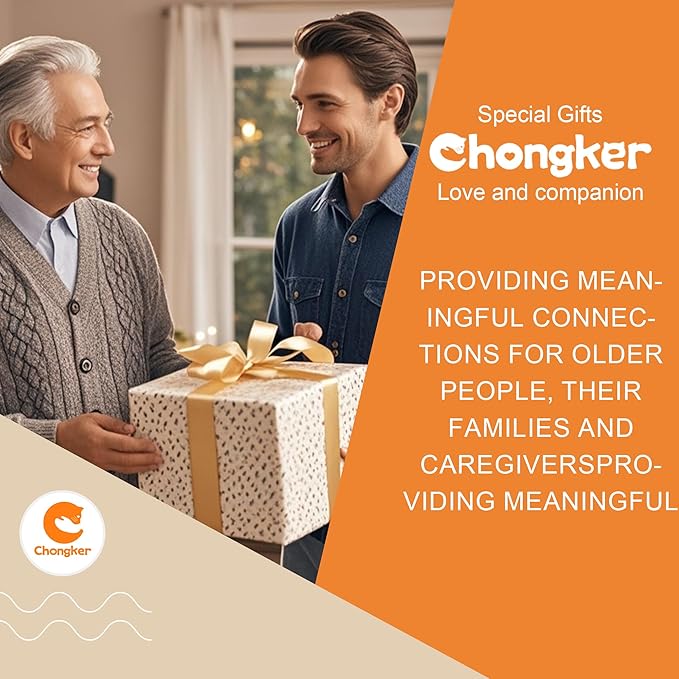 Chongker Stuffed Animals Handmade Cat Plush, Realistic Companion Pet, Lifelike White Cat