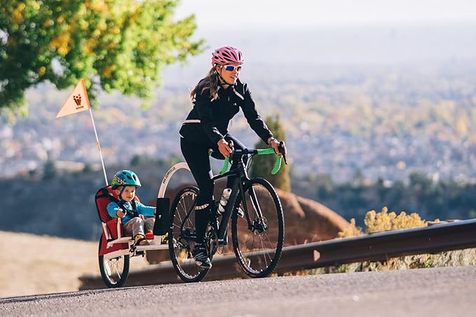 Blast Bike Trailer, Red, One Size