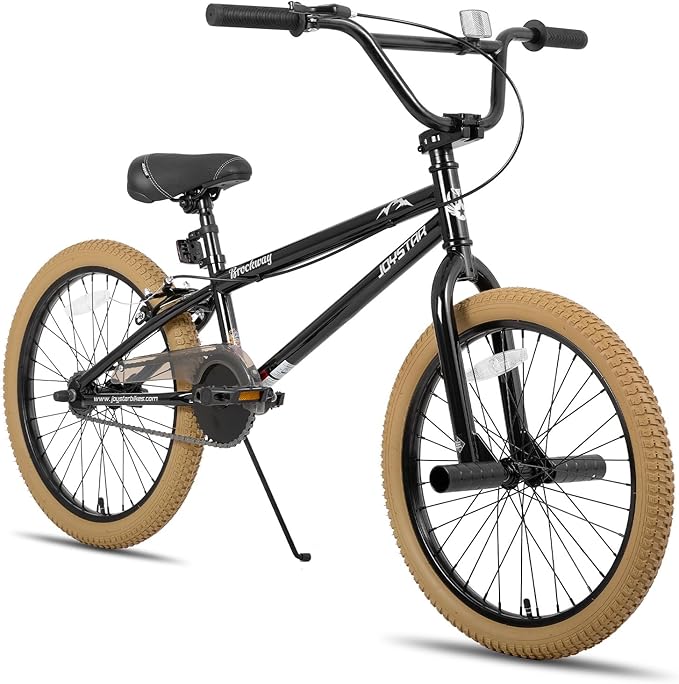JOYSTAR Brockway Freestyle Kids BMX Bikes 20" 24" Kids Bicycles for 6-14 Years Old Boys Girls and Beginner-Level Riders 2 Pegs Multiple Colors