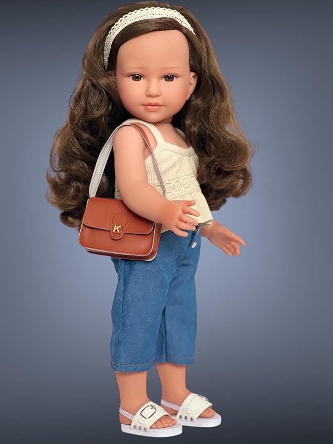 Kennedy and Friends 18 Inch Fashion Dolls- Tilt and Pose Feature and All Vinyl (F0-Hrpr)