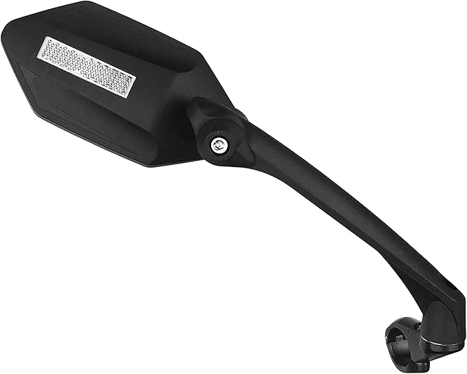 MEACHOW New Scratch Resistant Glass Lens,Handlebar Bike Mirror, Rotatable Safe Rearview Mirror, Bicycle Mirror,ME-007